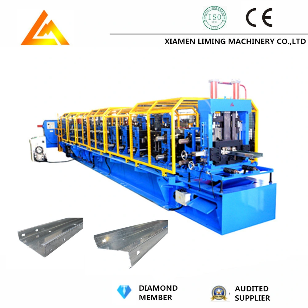 High Speed Auto Interchangeable CZ Purlin Roll Forming Machine