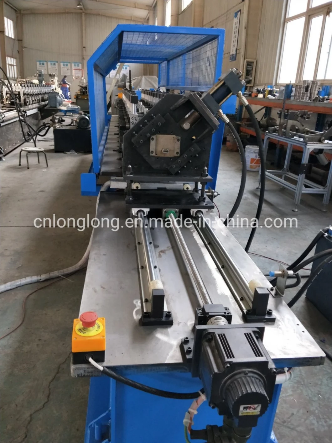 Automatic Metal Lock Slots Roll Former for Greenhouse Fixing Spring Wire and Greenhouse Film